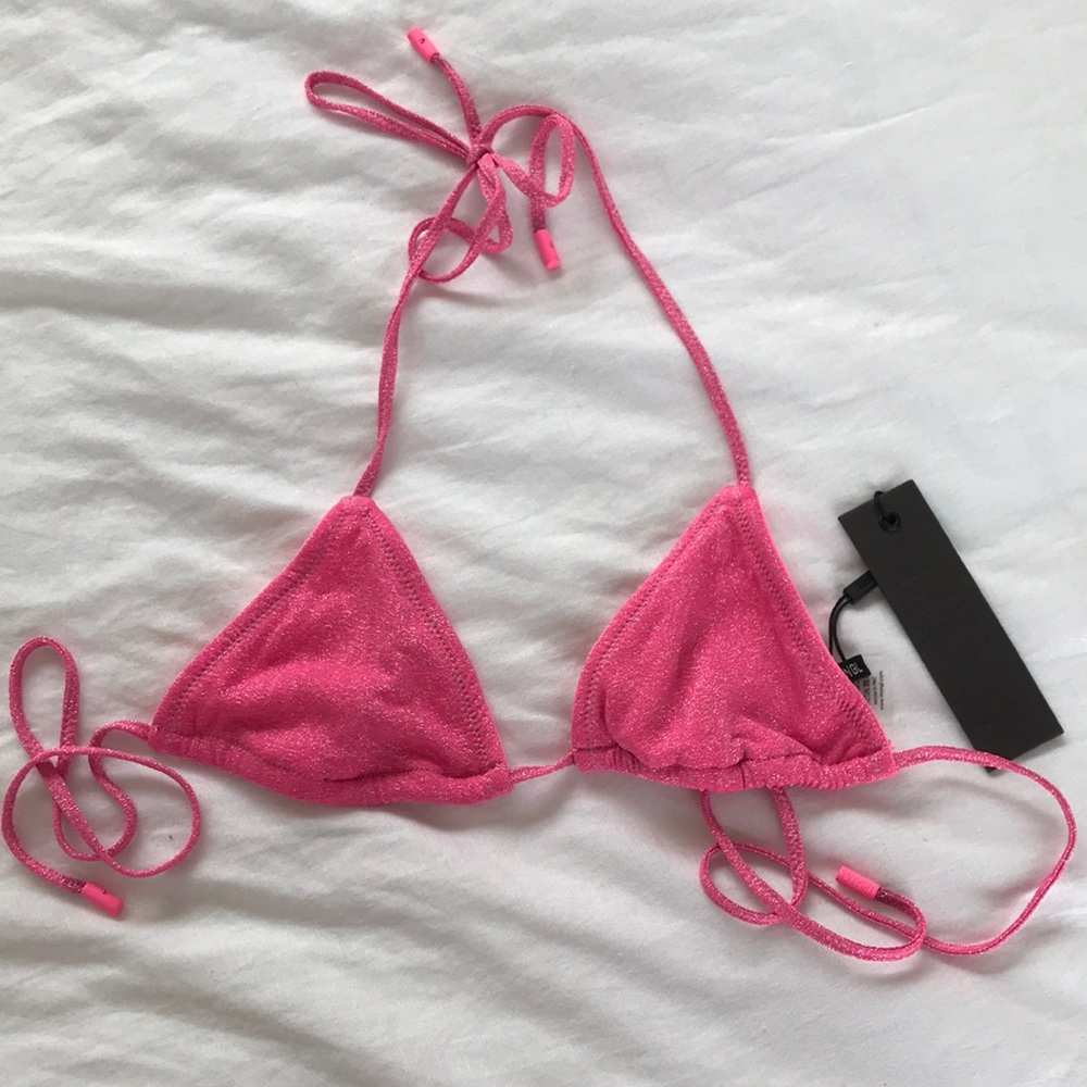 NWT Triangl Stevie Pitaya Pink Sparkle XS